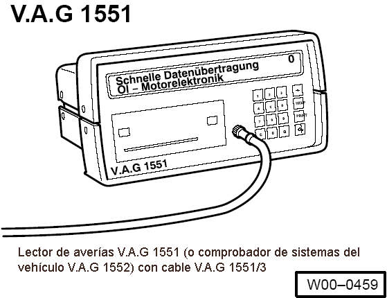 Cable V.A.G. 1551/3