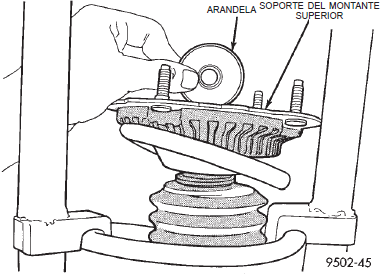 Arandela del soporte del montante