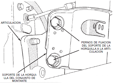 Pernos de la articulación al soporte de la horquilla dodge neon