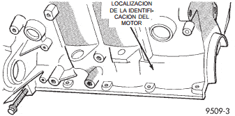 Identificación del número de motor del Chrysler Neon