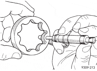 Medición del espesor del rotor exterior