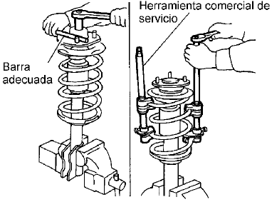 Columna del amortiguador