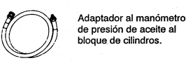 Adaptador al manometro de presión para tsuru