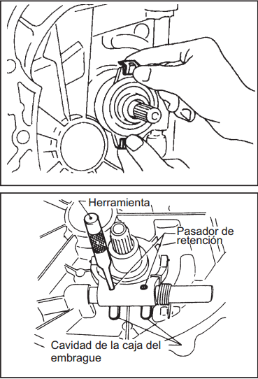 Caid de la caja del embrague del tsuru