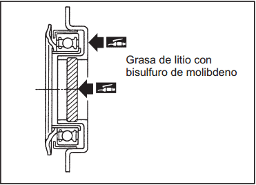 Caid de la caja del embrague del tsuru