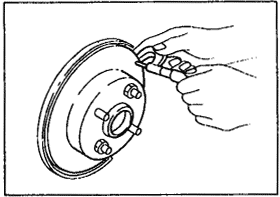 rotor del disco de frenos del Nissan Tsuru