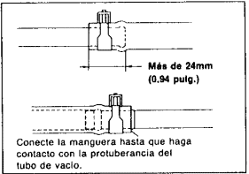 Maguera de vacio de los frenos Nissan Tsuru