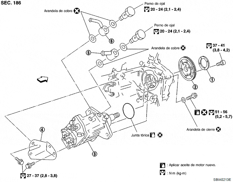 Montaje bomba de combustible