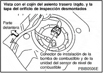 Revisar bomba de suministro de combustible